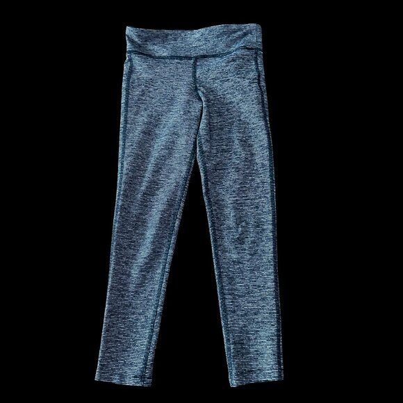 Black Striped Athletic Leggings - Picture 1 of 2